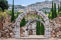 Torbogen des Kartäuserklosters Escaladei im Priorat.